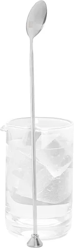 Vista 10 de Restaurantware Bar Lux - Cuchara de barra de 12 pulgadas, 1 cuchara agitadora de cóctel con punta de muddler – Cuchara mezcladora de cóctel de acero