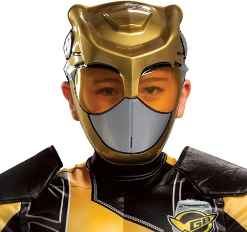 Vista 3 de Power Rangers Classic Beast Morphers Gold Ranger - Disfraz para niño
