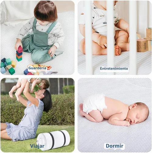 Vista 7 de Colchón Pack and Play, protector de colchón Pack n Play