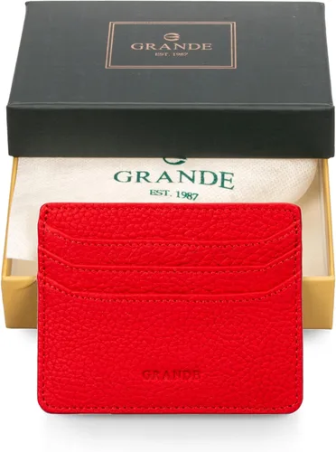 Vista 4 de Grande -3633 Estuches para tarjetas, Rojo -, Minimalista