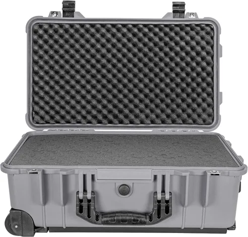 Vista 7 de Eylar Estuche rígido de 22 pulgadas con rodillo de mano con espuma Ragar XP Crosslink reconfigurable y reutilizable, impermeable, a prueba de golpes