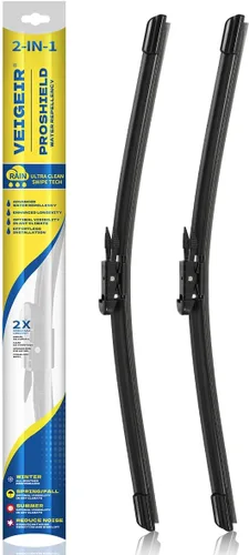 Vista 11 de Limpiaparabrisas delantero de 26 + 21 pulgadas, paquete de 2, compatible con Audi A6 2012-2018, Audi A7 2016-2017 For A6