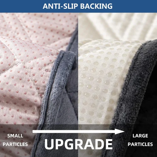 Vista 4 de Eismodra Fundas para reposabrazos, fundas de sofá modular, funda de sofá en forma de L, protector de muebles para perros, gatos, mascotas, diván