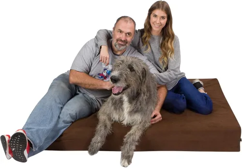 Vista 15 de Pet Support Systems Lucky Dog - Cama ortopédica de espuma viscoelástica de 7 pulgadas para perro, tamaño XXXL, azul