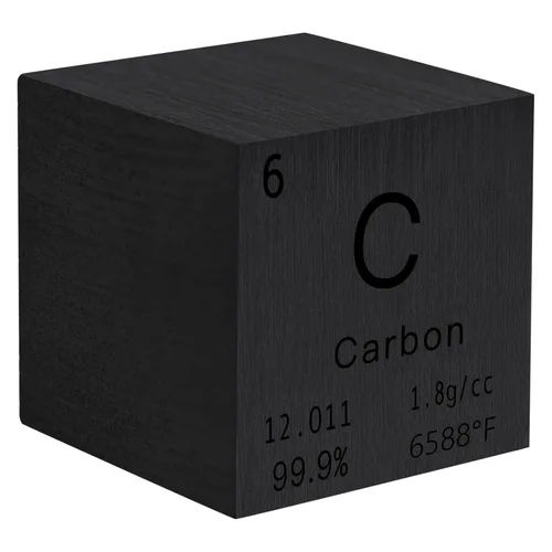Vista 10 de Cubo de elementos de aluminio puro 99.99 % de 1.000 in/1 pulgada de densidad, para colección de elementos, enseñanza de ciencias y regalo creativo