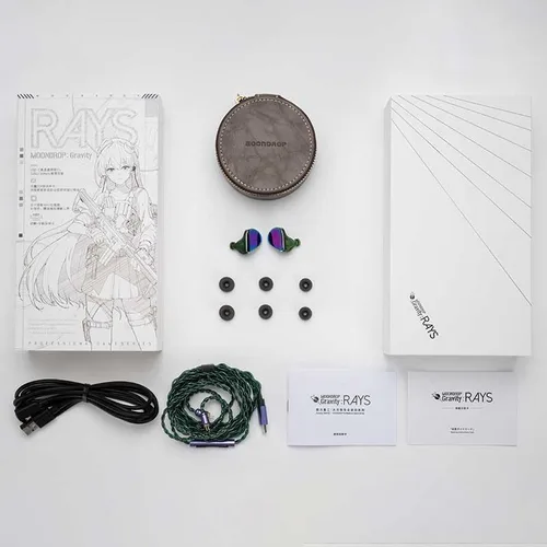 Vista 5 de Moondrop Rays Gaming Earphones USB-C DSP Game Sound Card lEMs Co-Tuned with Many Professional Players