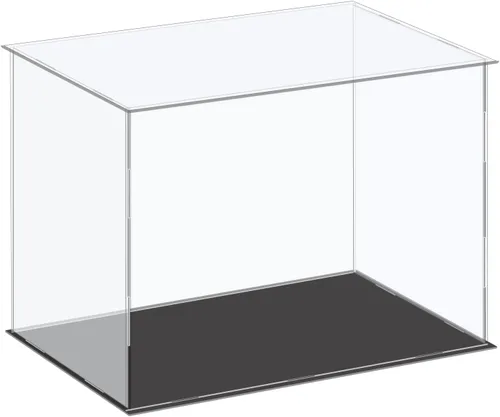 Vista 10 de MECCANIXITY Caja de exhibición acrílica Caja de almacenamiento de plástico Caja cúbica transparente pequeña Montaje a prueba de polvo Vitrina