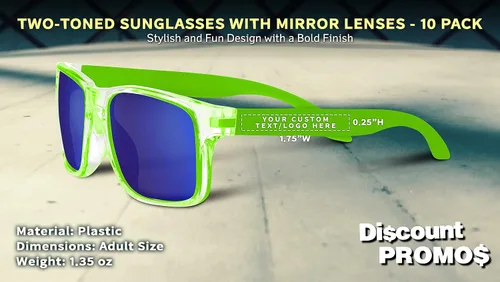 Vista 50 de DISCOUNT PROMOS Gafas de sol con lentes de espejo