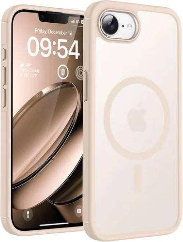 Vista 37 de TOCOL Funda para iPhone 17e, compatible con Magsafe, protección militar contra caídas, delgada, translúcida, mate, a prueba de golpes, para iPhone