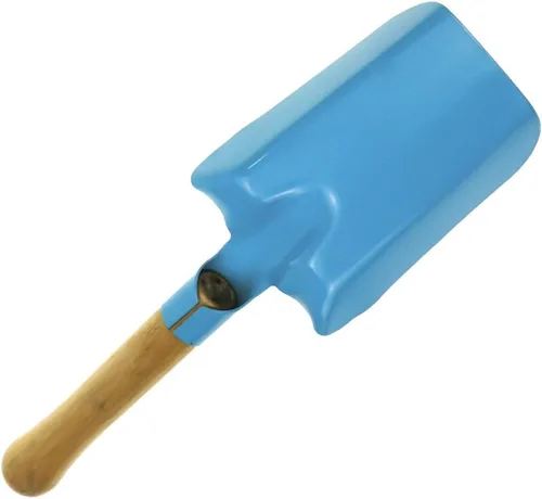 Vista 3 de Bitray 4 piezas mini palas de arena de madera pala de metal con mango de madera resistente herramientas de jardinería segura paleta pala