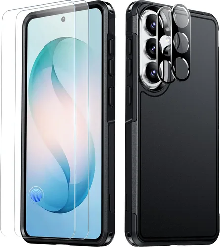 Vista 31 de SPIDERCASE Funda diseñada para Samsung Galaxy S25, [protección contra caídas de grado militar de 10 pies], paquete de 2