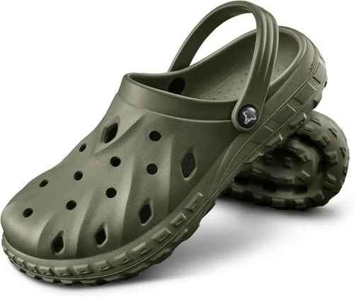 Vista 11 de BULLIANT Zuecos para Hombre, Sandalias de Mules Cómodas para Hombre y Mujer con Plantilla Acolchada y Soporte de Arco - EVA Ligera