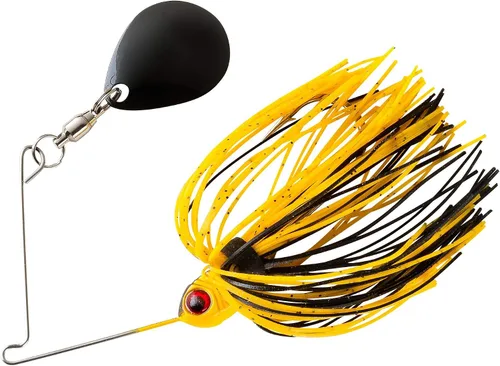 Vista 19 de Booyah Pond Magic Señuelo de pesca de róbalo con hoja giratoria para aguas pequeñas