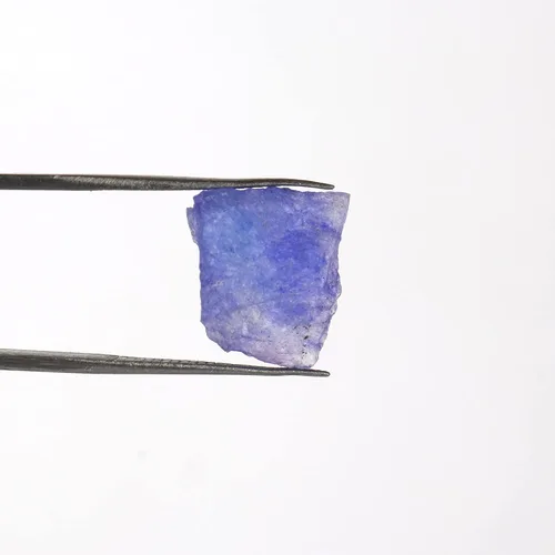 Vista 2 de Cristal curativo natural de zafiro azul bruto 24.35 CT Piedra suelta