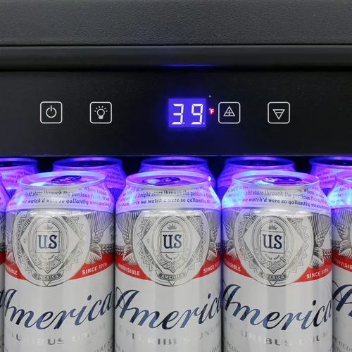 Vista 6 de BRAMA Refrigerador exterior integrado o independiente con descongelación automática, pantalla LED y panel de control