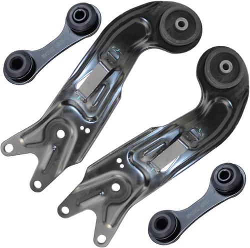 Vista 12 de Detroit Axle - 4 piezas de brazos de control traseros para Ford C-Max, Focus, Mazda 3 5, Volvo C30, C70, S40, V50, 4 brazos de control superiores e