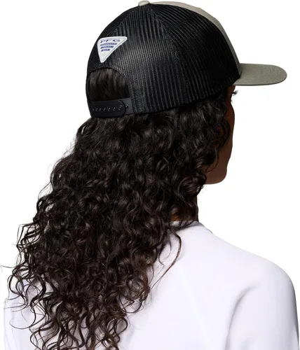 Vista 212 de Columbia Gorra de bola de malla Bandera antigua de malva/blanco/pescado