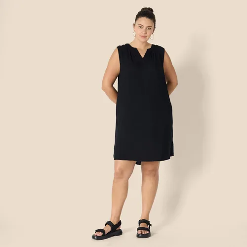 Vista 6 de Tienda Essentials - Vestido recto tejido sin mangas para mujer