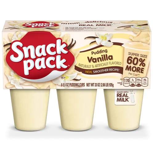 Vista 12 de SNACK Pack Dragon Treasure - Vasos de pudín saborizado.
