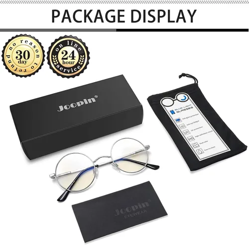 Vista 6 de Gafas de sol Joopin polarizadas, estilo Lennon, redondas, gafas de sol estilo hippy redondas para mujer y hombre