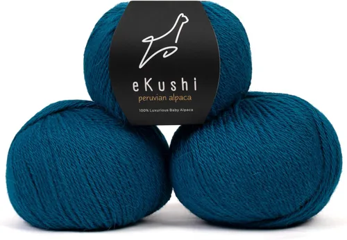 Vista 85 de 100% Hilo de Alpaca Baby para Tejer y Ganchillo - 1 Cono de Hilo Premium DK - Ligero, Hipoalergénico y Térmico Hecho en Perú - Ideal para Proyectos