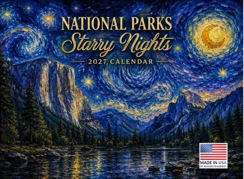 Vista 8 de Calendario mensual de pared 2025 del Parque Nacional Acadia, 12 meses Fabricado en EE.UU.