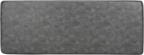 Vista 5 de Safavieh Home Elise - Banco rectangular de piel sintética gris y negro de 48 pulgadas