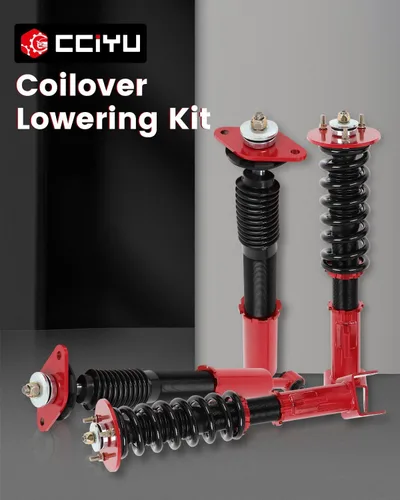 Vista 2 de cciyu Kit de bajada ajustable Coilover para Dodge para Challenger 2011-2022, para Dodge para Charger 2011-2022 Amortiguadores de suspensión Bobinas