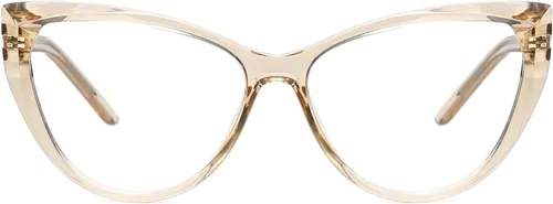 Vista 9 de Gafas de luz azul Cateye - Lentes falsos para mujer, antifatiga ocular, lentes transparentes