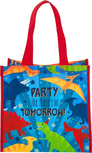 Vista 8 de Stephen Joseph, Bolsa de regalo reciclada mediana con asas, niños, reutilizable, bolsa de regalo de fiesta de cumpleaños, bolsa de compras, abeja