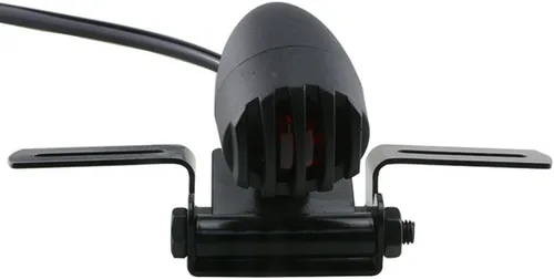 Vista 7 de KATUR 1 lámpara de freno para motocicleta de 12 V 10 W, licencia de freno compatible con Chopper Bobber Cafe Racer, carcasa de acero bala Motos