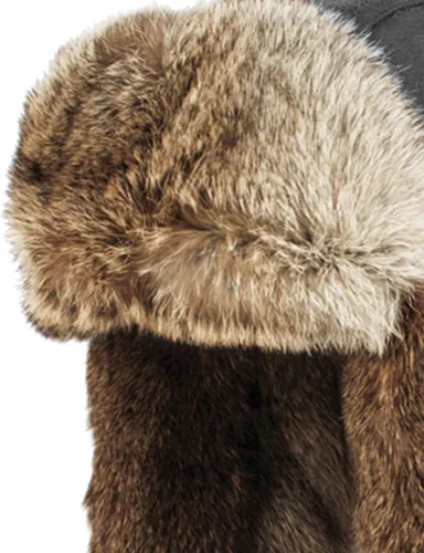 Vista 3 de Real de piel de conejo Gorro de invierno, gorro de cazador Caza Aviator