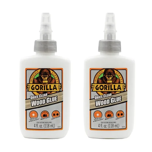 Vista 11 de Gorilla Pegamento para madera, color madera natural, botella de 4 onzas (paquete de 2) – Resistente al agua para proyectos y reparaciones