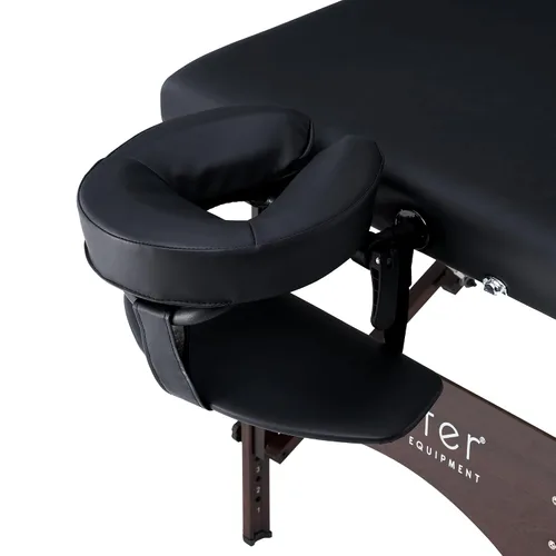 Vista 4 de Master Massage Argo - Mesa de masaje portátil de 28 pulgadas con extra Music Master Crescent redonda de alta fidelidad con sonido de alta fidelidad