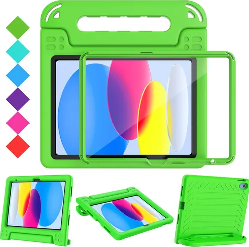 Vista 14 de BMOUO Funda para niños para iPad A16 de 11ª generación de 11 pulgadas 2025/iPad de 10ª generación de 10.9 pulgadas 2022 - con protector de pantalla