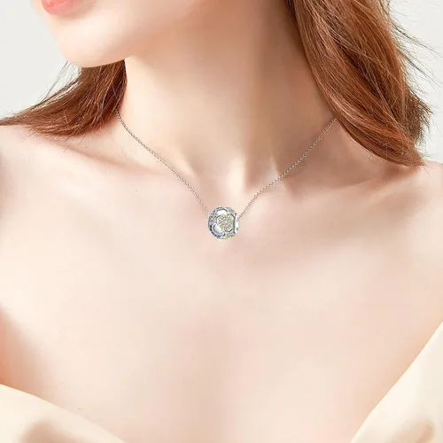 Vista 24 de Abalorios de plata de ley 925 con letras de la A ~ Z, para pulseras, collares, Día de San Valentín, Día de la Madre, joyería regalos para mujeres