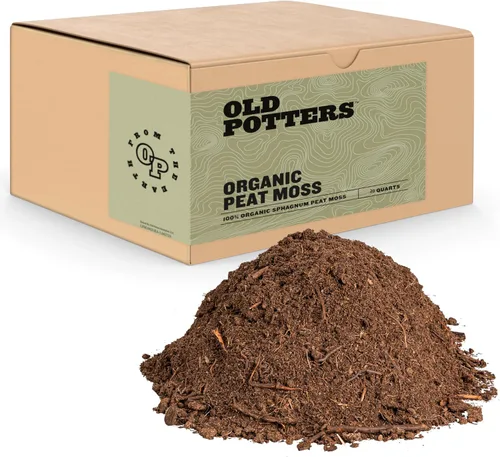 Vista 9 de Musgo de turba orgánico, 3.8 pies cúbicos - 100% musgo de turba Sphagnum, SEMI comprimido, para plantas en macetas y inicio de semillas - Jardinería