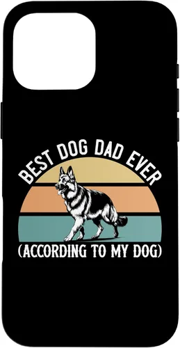 Vista 19 de German Shepherd Best Dog Dad Ever According to My Dog, GSD Case for iPhone XR