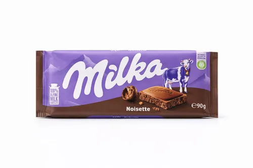 Vista 4 de Milka Noisette Chocolate con leche 3.17 oz (paquete de 10)