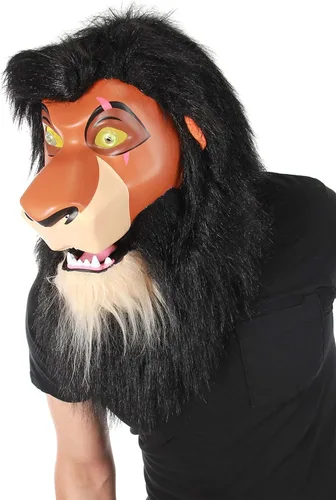 Vista 4 de Disney The Lion King Scar Mouth Mover Mask With Mane
