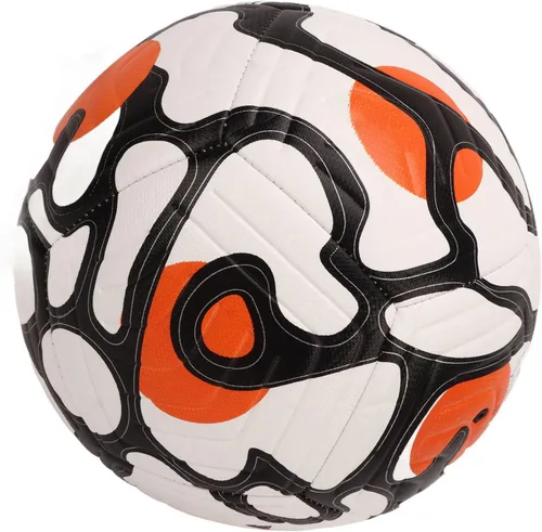 Vista 2 de Balón de fútbol deportivo a prueba de desgaste, pelota de fútbol de poliuretano con forro para adultos y adolescentes, múltiples aplicaciones