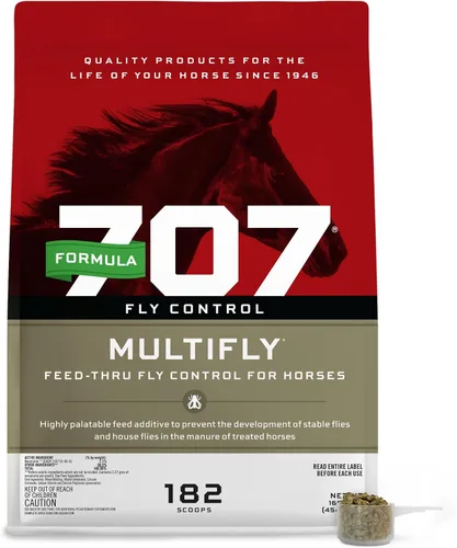 Vista 10 de Formula 707 MultiFly - Pellets de control de mosca para caballos - Reducción de población de moscas sabrosas y seguras