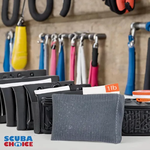 Vista 9 de Scuba Choice Pesas de malla suave para control de flotabilidad, duraderas, ajustables y cómodas para bolsillos de cinturón de peso para buceo