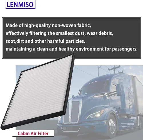Vista 5 de Filtro de cabina compatible con Kenworth T660 T680 T800 T880 Peterbilt 387 567 579 Reemplazar F37-1018 PA30269 S-9034 (paquete de 2)