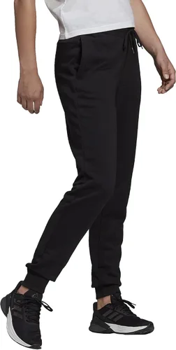 Vista 2 de adidas Essentials - Pantalones con logotipo de rizo francés para mujer Negro Blanco