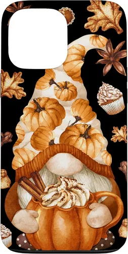 Vista 24 de Cute Fall Yall Pattern Thanksgiving Gnome Love Pumpkin Spice Case for iPhone 17