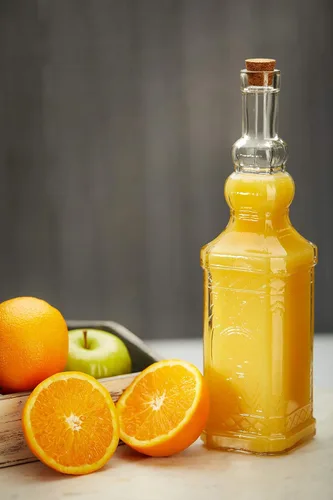 Vista 3 de BULK PARADISE Botella de vidrio decorativa transparente grande con boquilla y corcho, 32 onzas, 1 botella - Diseño: COGNAC (3 x 11.9 pulgadas)