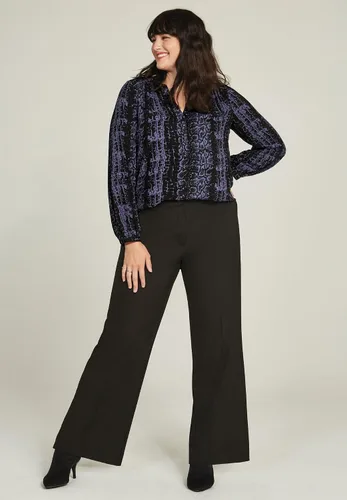 Vista 4 de ellos Túnica Henley con cuello de muesca para mujer de talla grande