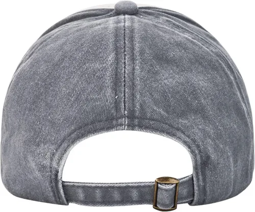 Vista 5 de Mans - Gorra de béisbol para mujer, estilo vintage, lavada, desgastada, para festival de música