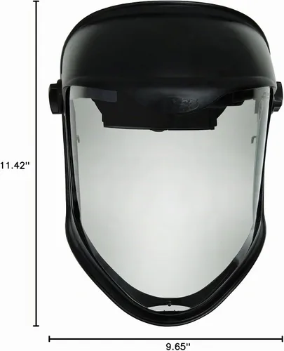 Vista 3 de Máscara biónica Uvex Honeywell con visor de policarbonato transparente y antiempañamiento/capa dura (S8510)